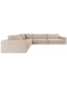 Rowico Duncan hjørnesofa i polyester 345 x 233 cm - Lys beige