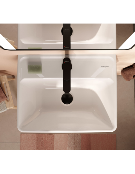 komplet badmiljø væg underskab med vask håndvask badeværelse gæstetoilet hvid