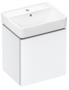 Hansgrohe Xilesa E badmiljø i MDF og porcelæn 48 x 38 cm - Mat hvid
