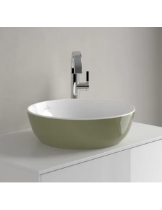 rund håndvask vask bordmonteret bordplade keramik porcelæn 2