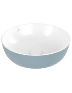 rund håndvask vask bordmonteret bordplade keramik porcelæn