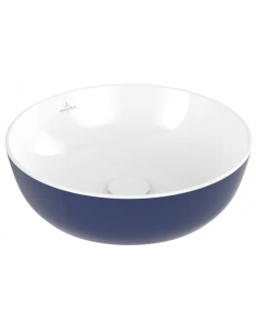 rund håndvask vask bordmonteret bordplade keramik porcelæn