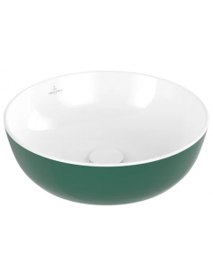 rund håndvask vask bordmonteret bordplade keramik porcelæn