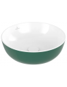 Villeroy & Boch Bordmonteret rund håndvask m/bundventil i porcelæn Ø43 cm - Skovgrøn
