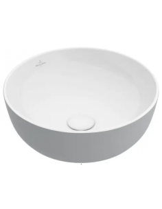 rund håndvask vask bordmonteret bordplade keramik porcelæn