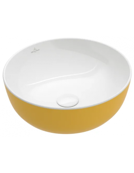 rund håndvask vask bordmonteret bordplade keramik porcelæn