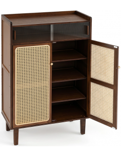 Skoskab skobænk moderne design skoopbevaring garderobe 2