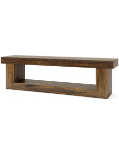 bænk entre garderobe soveværelse moderne design skobænk træ 2