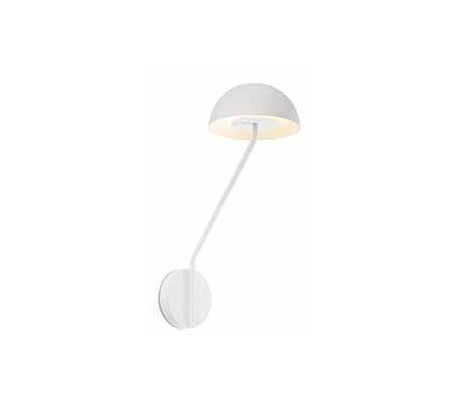 Væglampe med slangearm 13 x 13 cm 1 x LED 2W - Sort/Natur