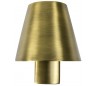 Væglampe i aluminium H14 cm 1 x LED 4W - Antik satineret guld