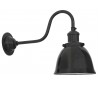 Industriel væglampe H26 cm 1 x E27 - Sort