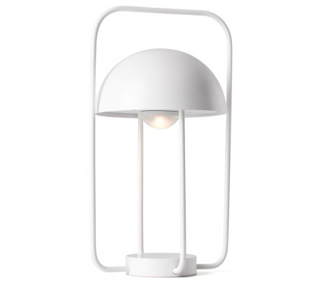 Se Trådløs bordlampe H31 cm 1 x LED 1-3,2W Dæmpbar - Hvid hos Lepong.dk