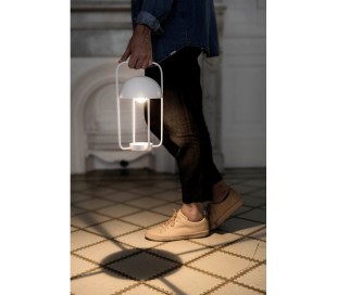 Trådløs bordlampe LED hvid 2