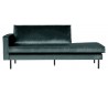 Rodeo daybed sofa i velour B206 cm - Teal
