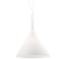 COCKTAIL Loftlampe i glas Ø35 cm 1 x E27 - Hvid