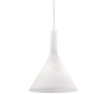 COCKTAIL Loftlampe i glas Ø20 cm 1 x E14 - Hvid