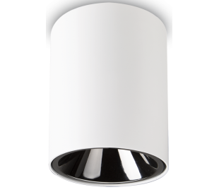 NITRO Påbygningsspot i metal Ø10,5 cm 1 x 15W LED - Mat hvid