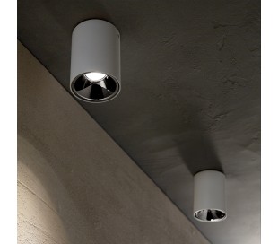 NITRO Påbygningsspot i metal Ø10,5 cm 1 x 15W LED - Mat hvid 2