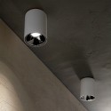 NITRO Påbygningsspot i metal Ø10,5 cm 1 x 15W LED - Mat hvid