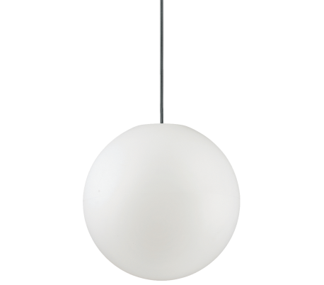 Billede af SOLE Loftlampe i kunststof Ø30 cm 1 x E27 - Hvid