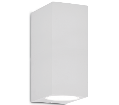 UP Dobbelt Væglampe i aluminium H15 cm 2 x G9 - Hvid