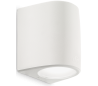 KEOPE Væglampe i aluminium H18,5 cm 1 x E27 - Hvid