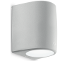 KEOPE Væglampe i aluminium H18,5 cm 1 x E27 - Grå
