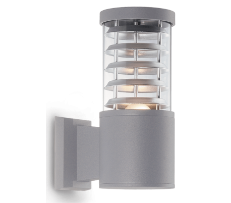 Billede af TRONCO Væglampe i aluminium H25 cm 1 x E27 - Grå