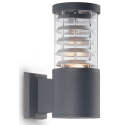 TRONCO Væglampe i aluminium H25 cm 1 x E27 - Grå