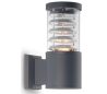 TRONCO Væglampe i aluminium H25 cm 1 x E27 - Antracit