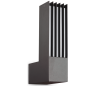 MARTE Væglampe i aluminium H33 cm 1 x E27 - Antracit