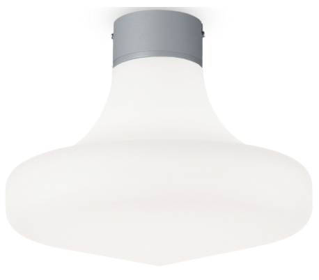Billede af SOUND Loftlampe i aluminium og kunststof Ø30 cm 1 x E27 - Grå