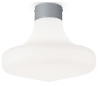 SOUND Loftlampe i aluminium og kunststof Ø30 cm 1 x E27 - Grå