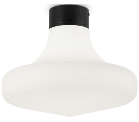 Billede af SOUND Loftlampe i aluminium og kunststof Ø30 cm 1 x E27 - Sort