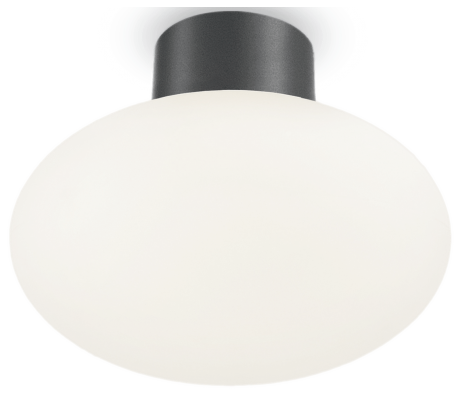 Se ARMONY Loftlampe i aluminium og kunststof Ø28 cm 1 x E27 - Antracit hos Lepong.dk
