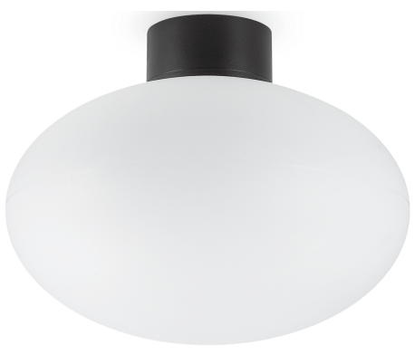 Se ARMONY Loftlampe i aluminium og kunststof Ø28 cm 1 x E27 - Sort hos Lepong.dk