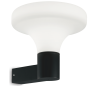 SOUND Væglampe i aluminium og kunststof H29,5 cm 1 x E27 - Sort