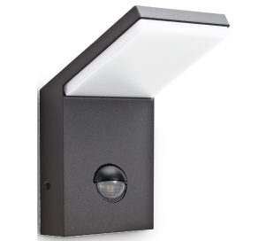 STYLE Væglampe i aluminium og kunststof H17 cm 1 x 9W LED - Antracit