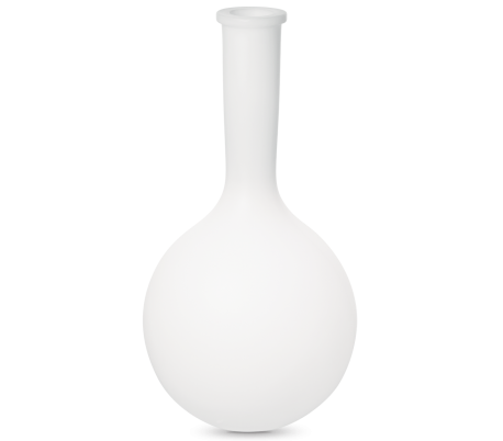 Se JAR Dekorativ lampe i kunststof H76 cm 1 x E27 - Hvid hos Lepong.dk