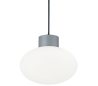 ARMONY Loftlampe i aluminium og kunststof Ø28 cm 1 x E27 - Grå