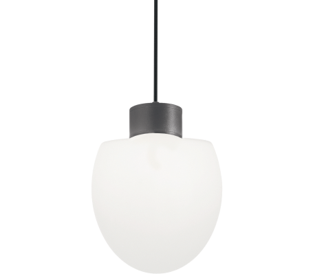 Billede af CONCERTO Loftlampe i aluminium og kunststof Ø23 cm 1 x E27 - Antracit