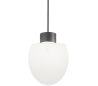 CONCERTO Loftlampe i aluminium og kunststof Ø23 cm 1 x E27 - Antracit