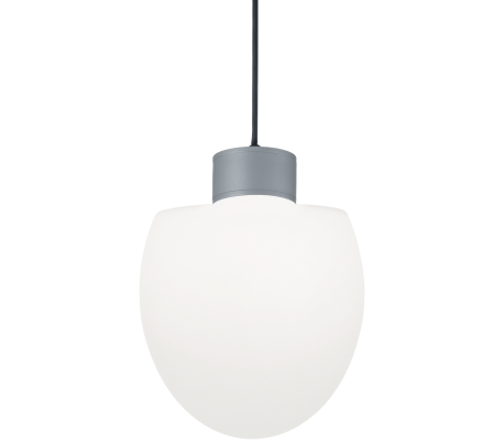 CONCERTO Loftlampe i aluminium og kunststof Ø23 cm 1 x E27 - Antracit