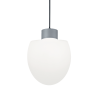 CONCERTO Loftlampe i aluminium og kunststof Ø23 cm 1 x E27 - Grå