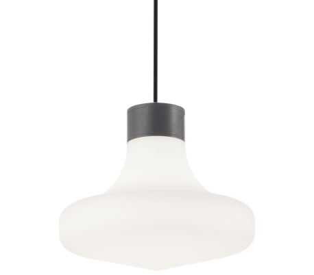 Billede af SOUND Loftlampe i aluminium og kunststof Ø30 cm 1 x E27 - Antracit