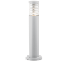 TRONCO Bedlampe i aluminium og Pyrexglas H60,5 cm 1 x E27 - Hvid