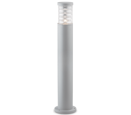 Se TRONCO Bedlampe i aluminium og Pyrexglas H80,5 cm 1 x E27 - Grå hos Lepong.dk