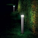 TRONCO Bedlampe i aluminium og Pyrexglas H80,5 cm 1 x E27 - Brun