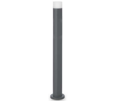 Se VENUS Bedlampe i stål og akryl H80 cm 1 x GU10 - Antracit hos Lepong.dk