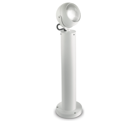 Billede af ZENITH Bedlampe i aluminium og plast H60 cm 1 x GU10 - Hvid/Klar